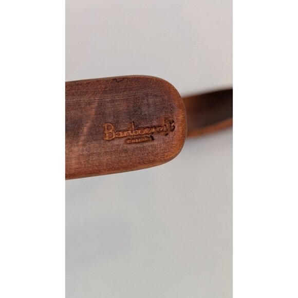 Vintage MCM Baribocraft salad bowl set handcrafted Canadian maple bowls utensils - Picture 11 of 13